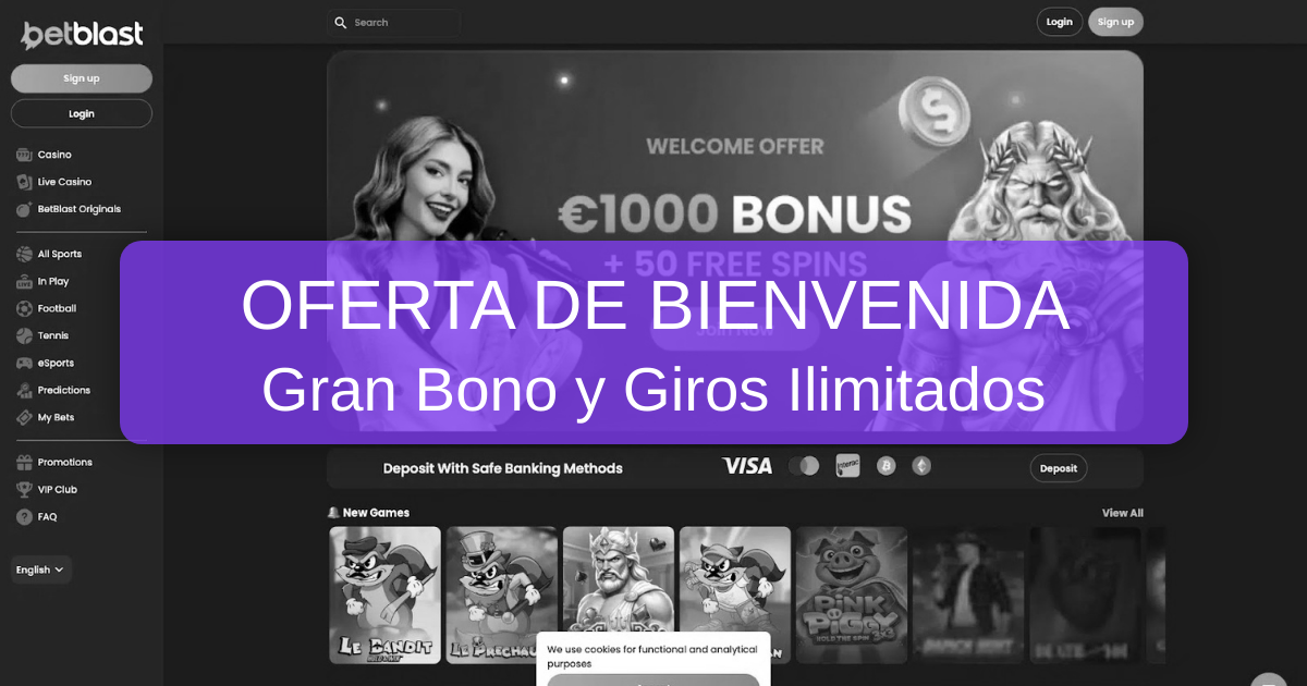 BetBlast Casino y su bono de bienvenida para España